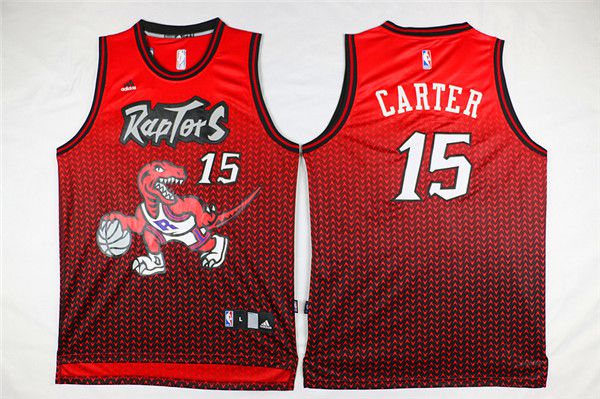 Men Toronto Raptors #15 Carter Red Drift Adidas NBA Jerseys